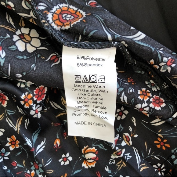 Dalia MacPhee dress floral long sleeve pleated size 1X - Picture 15 of 16